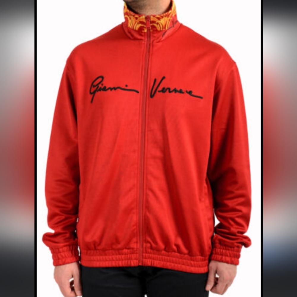 🛑VERSACE sweatshirt Fabric with Embroidery
